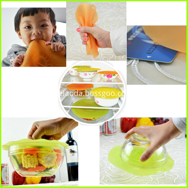Durable Silicone Seal Lids Set