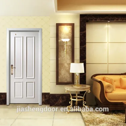 white paint panel wood door for cold room door