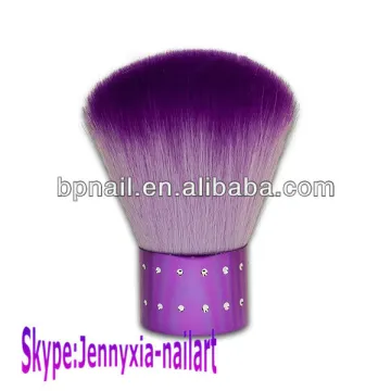 Diamond metal beauty nylon hair cleaning brush nail art brush