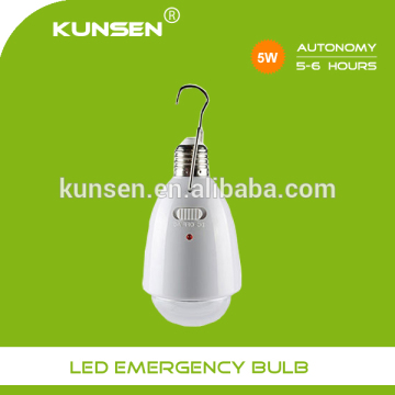 Rechargable emergency led bulb light e27 5w home use bulbs