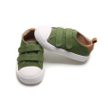 Canvas Leather Children Kids Sneakers