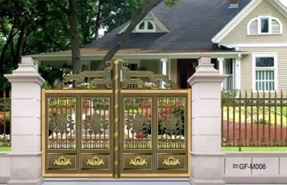 The aluminium manor has a single and double