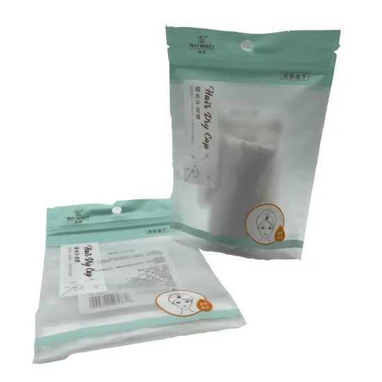 Wholesale transparent easy tear with tear notch  cosmetic  packaging bag pouch bags packaging