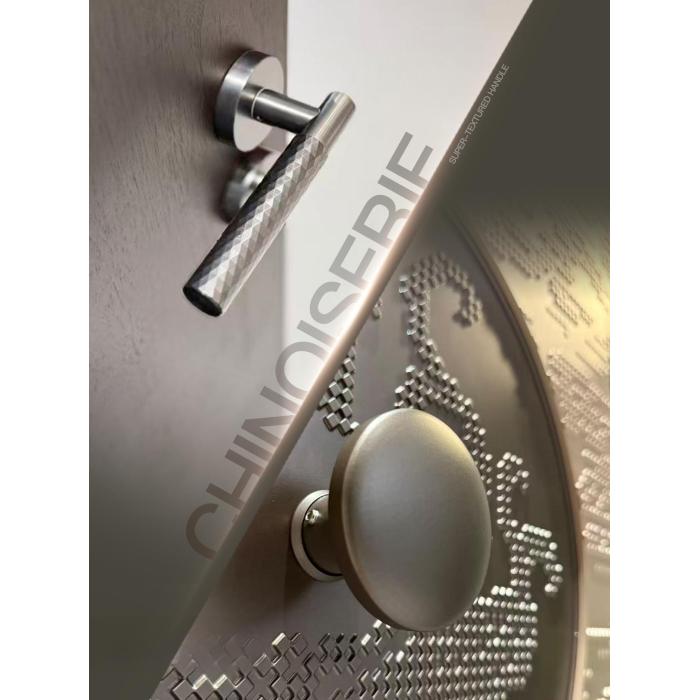 Porta de entrada de metal Chinoiserie para vilas luxuosas