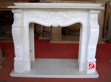 Classic electrical fireplace mantels