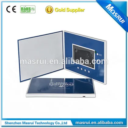 New Design Video Business Card/Birthday Video card/Wedding Video Card