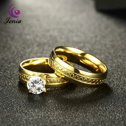 Jenia Cheap Wholesale Jewelry 18k Gold Plated Jewelry Teenage Fashion Jewelry Ring