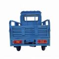 Blue windproof and rainproof electric tricycle