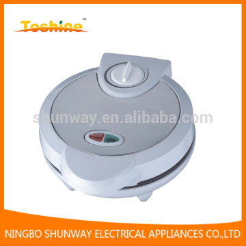 Edelstahlabdeckung Snack Hersteller Donut Waffle Maker SN215