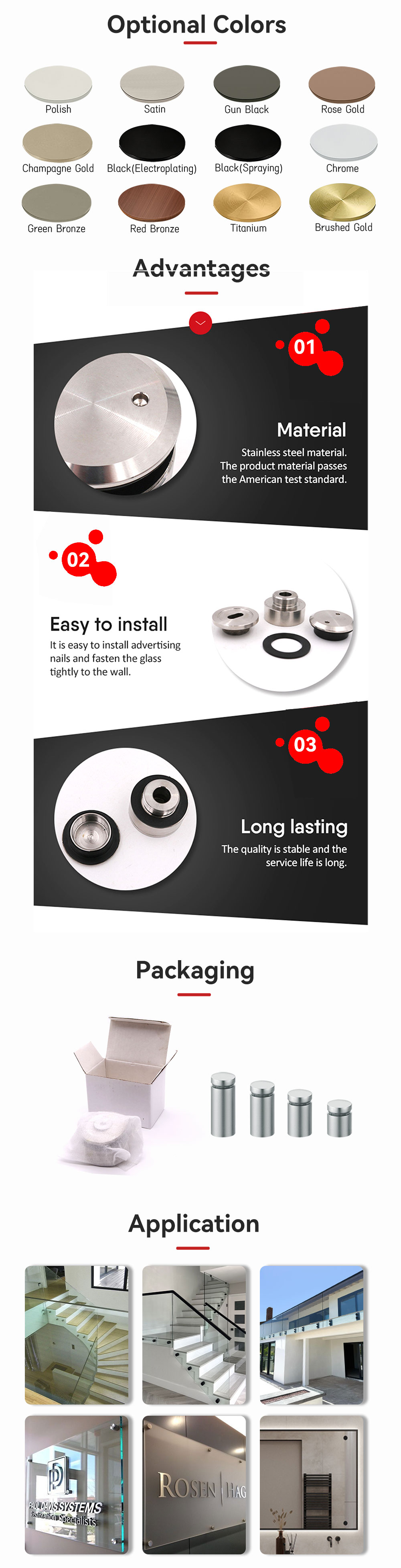 Glass Standoffs