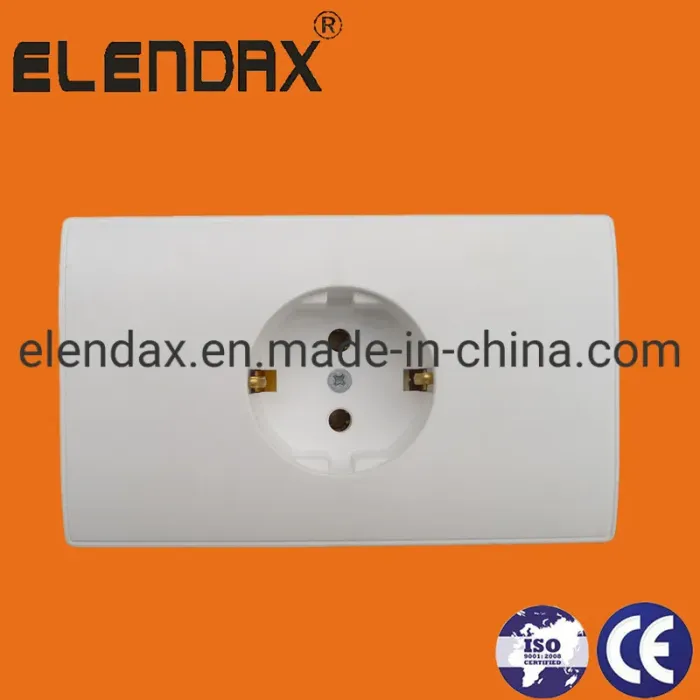 Toma de tierra de pared estilo UE (A2010)