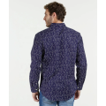 Mens 100% Cotton Casual Long Sleeve Printed Shirts