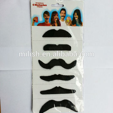 cheap party black fake moustache kit MMO-0224