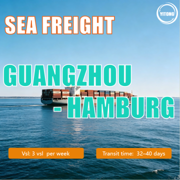 Trasporto marittimo da Guangzhou ad Amburgo, Germania
