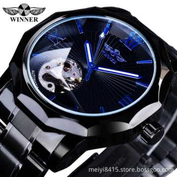 2024 Quality Stainless Steel Fashion Waterproof Men's Mechanical Luxury Dial Luminous Hands Watch