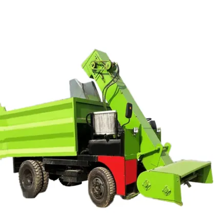 Efficient Three-Wheeled Manure Truck for Agricultural Manure Cleaning and Scraping Equipment