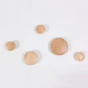 Solid wood dots Hanger Coat Hooks
