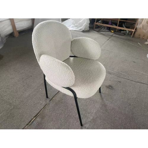 minimalist design chair with metal legs for restaurant