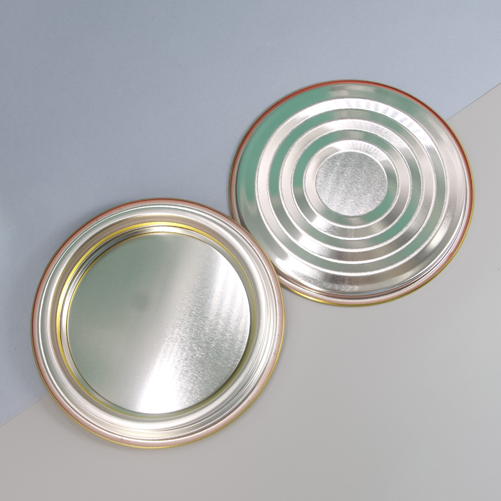 Round Shape Tin Cans Components Lid Ring Bottom