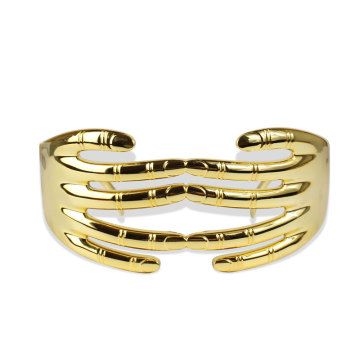 Silver Bar Gold Fingers Glasses for Men's Cosplay Party Fashion