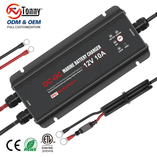 IP67 High Waterproof Smart DC to DC Marine Charger 12/12-Volt 10 Amp for Dual Battery Systems