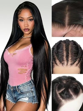 13x6 HD Lace Straight Pre-Plucked Wig