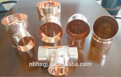 Plumbing Red Copper pipe Fittings