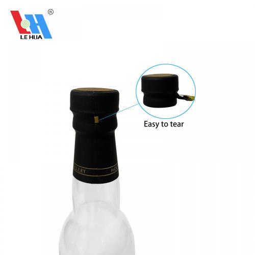 Customized heat shrink capsule for winess bottle