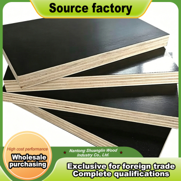 Film faced plywood for construction