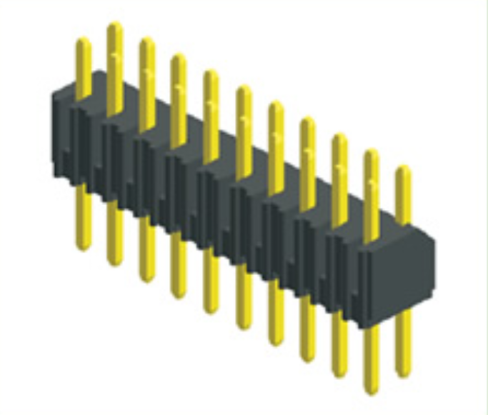 2.00mm Pin Header Dual Row Straight Type H:4.0