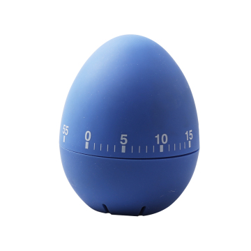 Egg Shape Mechanical Timer with Rubber Paint