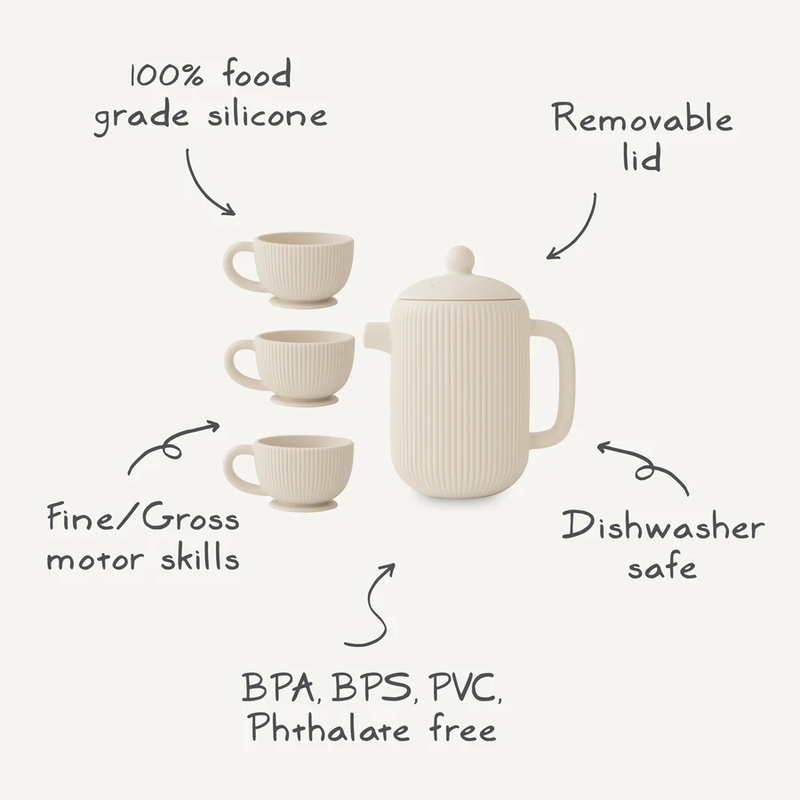 silicone tea set toys MFZ-G011