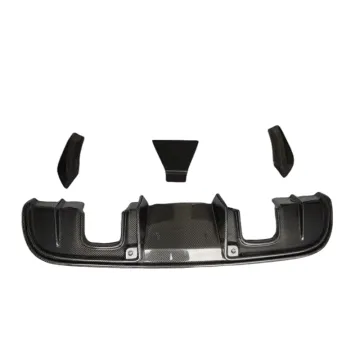 High-Quality Carbon Fiber Rear Diffuser G4 Style for 2016-2019 Porsche Boxster 718 Body Kit