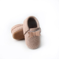 Soft baby baby mocasins chicas zapato de cuero