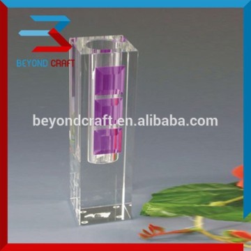 Wedding Table Decoration clear Glass Flower Bud Crystal Vase