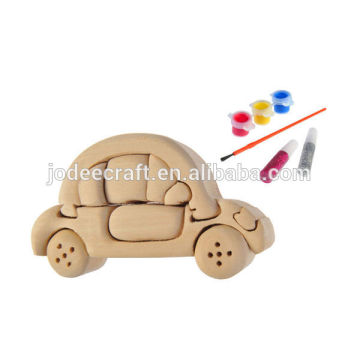 3D wooden craft puzzle beetle