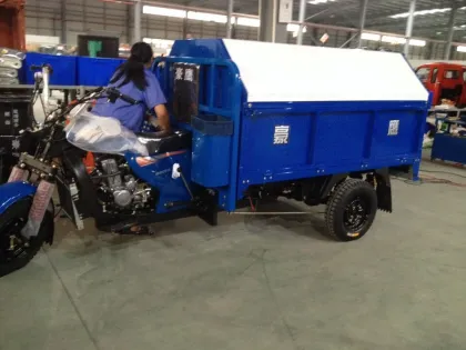 Custom ZONGSHEN Engine 200cc/250cc Hydraulic Trash Can Motorcycle