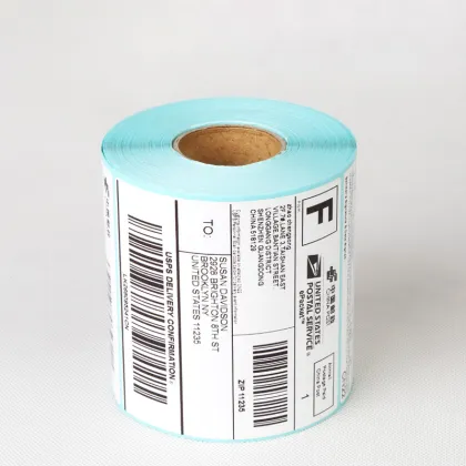 ZEBRA thermal label 4x6 adhesive shipping label