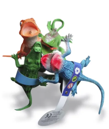 Plastic Lizard crocodile model toys