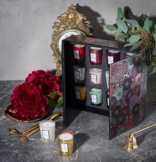 Double Door Premuim Candle Packaging Paper Box