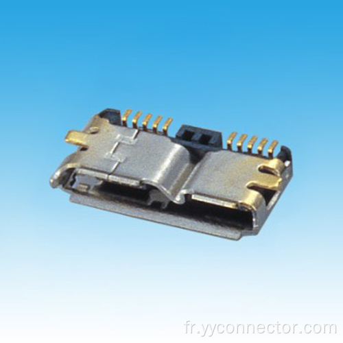 Micro USB 3.0 B / F Femelle SMT