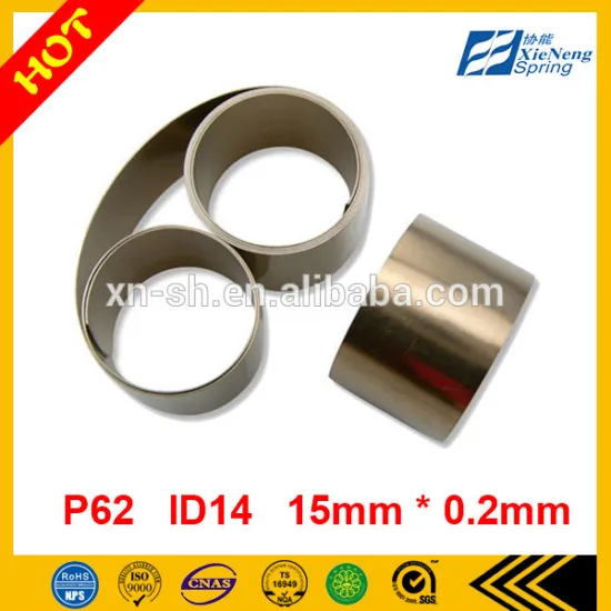 0.3*20*350 mm flat springs fire damper Constant force spring