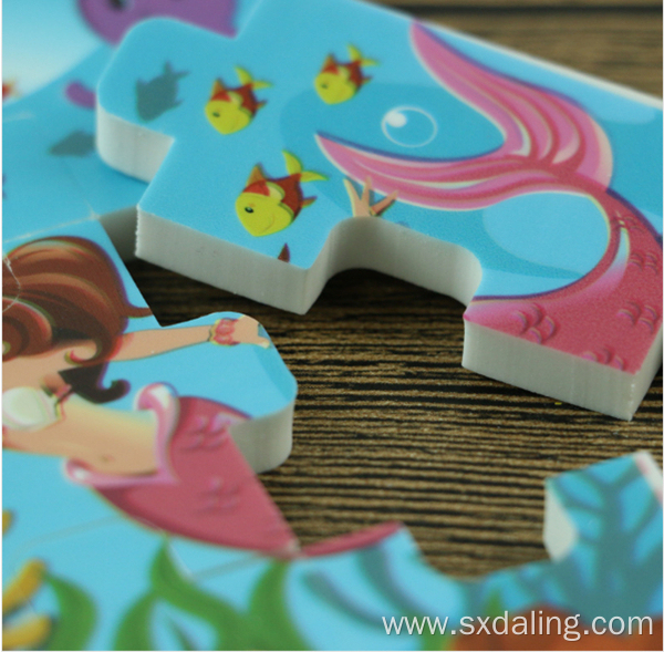 3D Mermaid Princess Puzzle Eraser