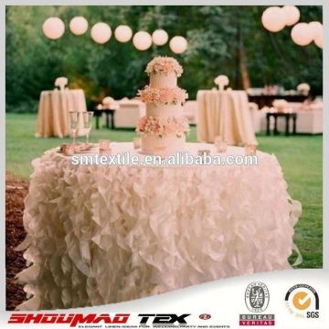 Wholesale polyester tablecloth embroidered ribbons