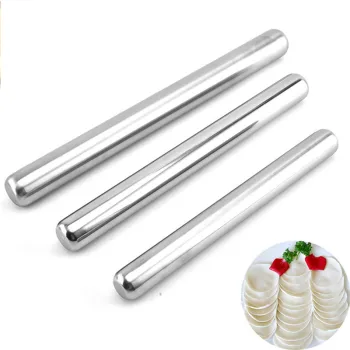Stainless steel non-stick rolling pin