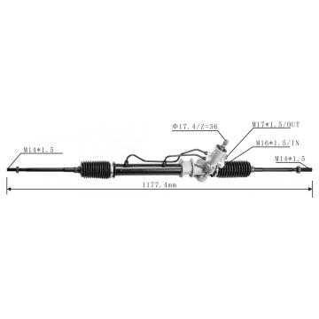 Rak power steering hidrolik untuk toyota Corolla