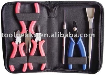 6 PC Jewelry Tool Kit(JP3011) with fewelry pliers with different sizes