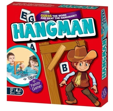 2024 New Release: Pressman Word Travel Hangman Board Game - Family Fun Toy
