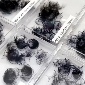 Wholesale Russian Volume Premade Fan Eyelashes: 3D-14D Ultra Speed Loose Lashes - 1000 Fans