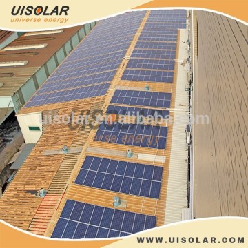 2015 most popular 100kw Solar roof on grid energy system